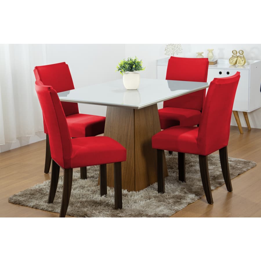 Capa de Cadeira 1 OU 2 OU 4 capas de Malha Gel mesa de jantar e cozinha com várias cores disponíveis