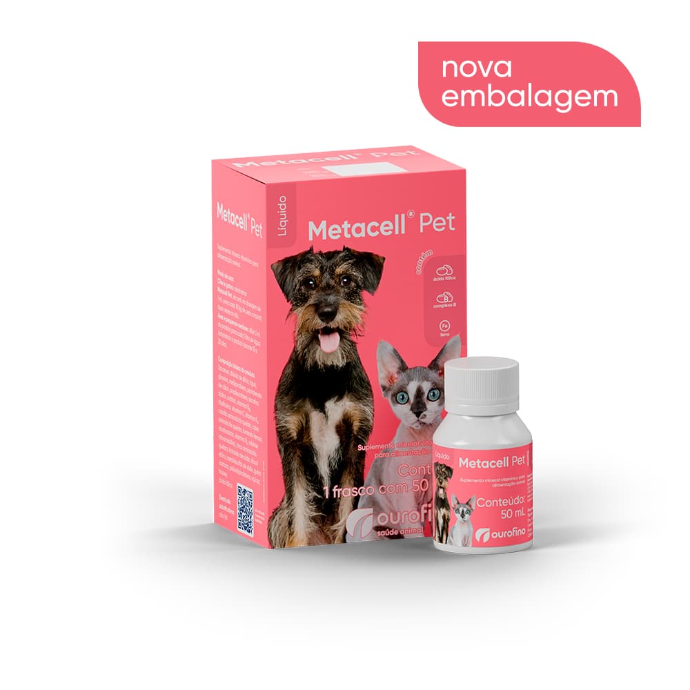 Metacell Pet Suplemento Mineral 50ml Ourofino