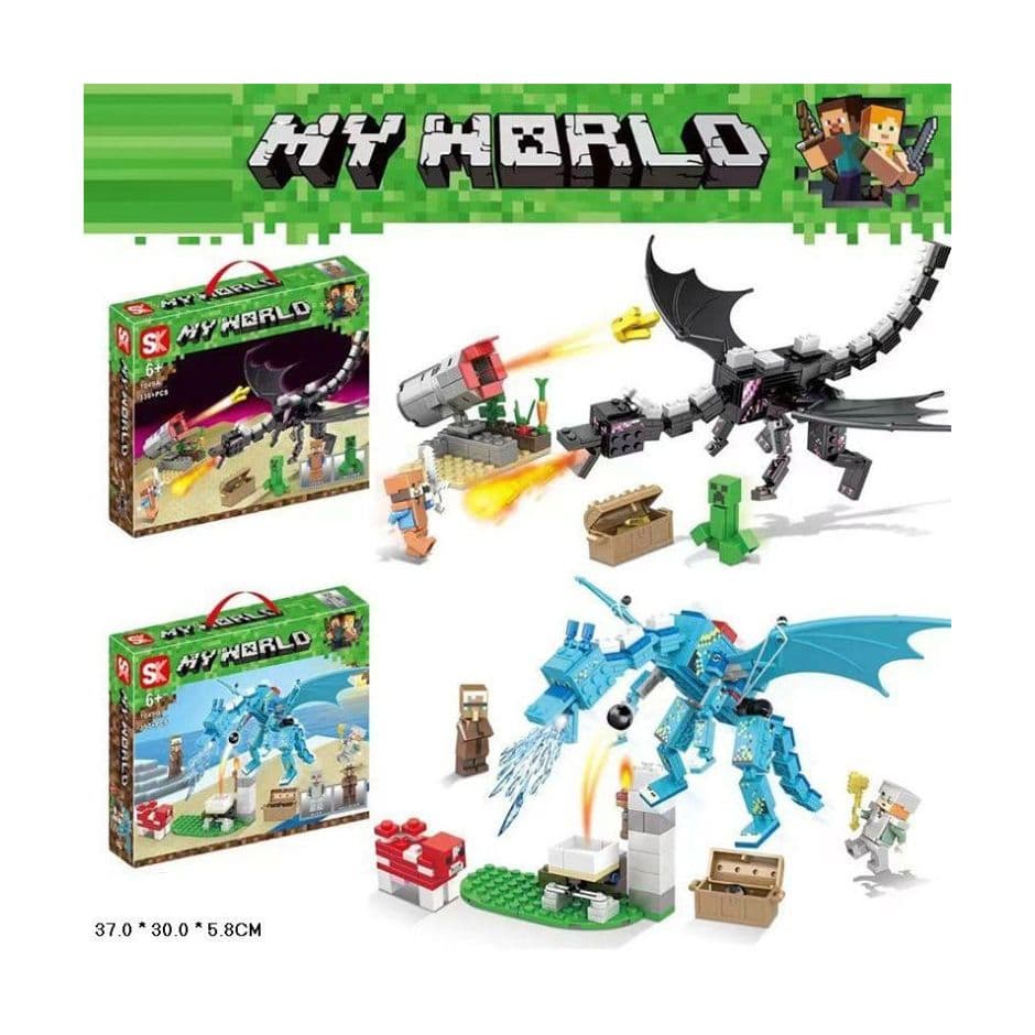 Blocos de montar A Batalha Final My World