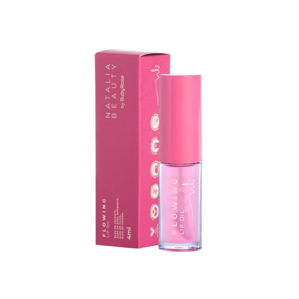 Lip Oil Flowing Natalia Beauty Ruby Rose HB-L6509