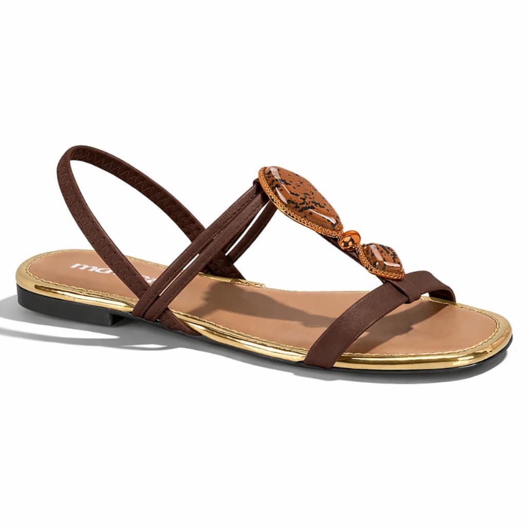 Sandália Feminina Calce Fácil Moleca Urbana Chique Casual Passeio Dia a Dia Verão Original