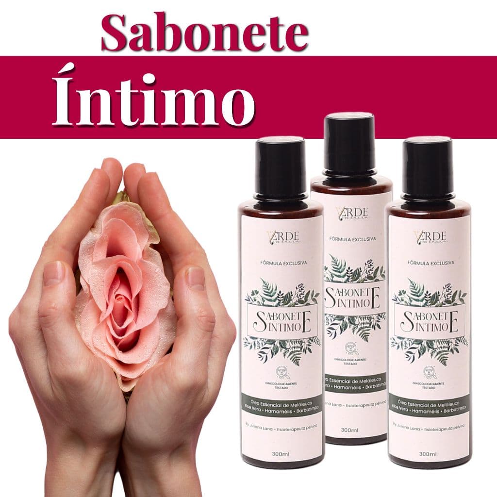 Sabonete Íntimo Feminino Limpeza Suave Barbatimão Aloe Vera Melaleuca Hamamelis Combate Coceiras Irritações Maus Odore