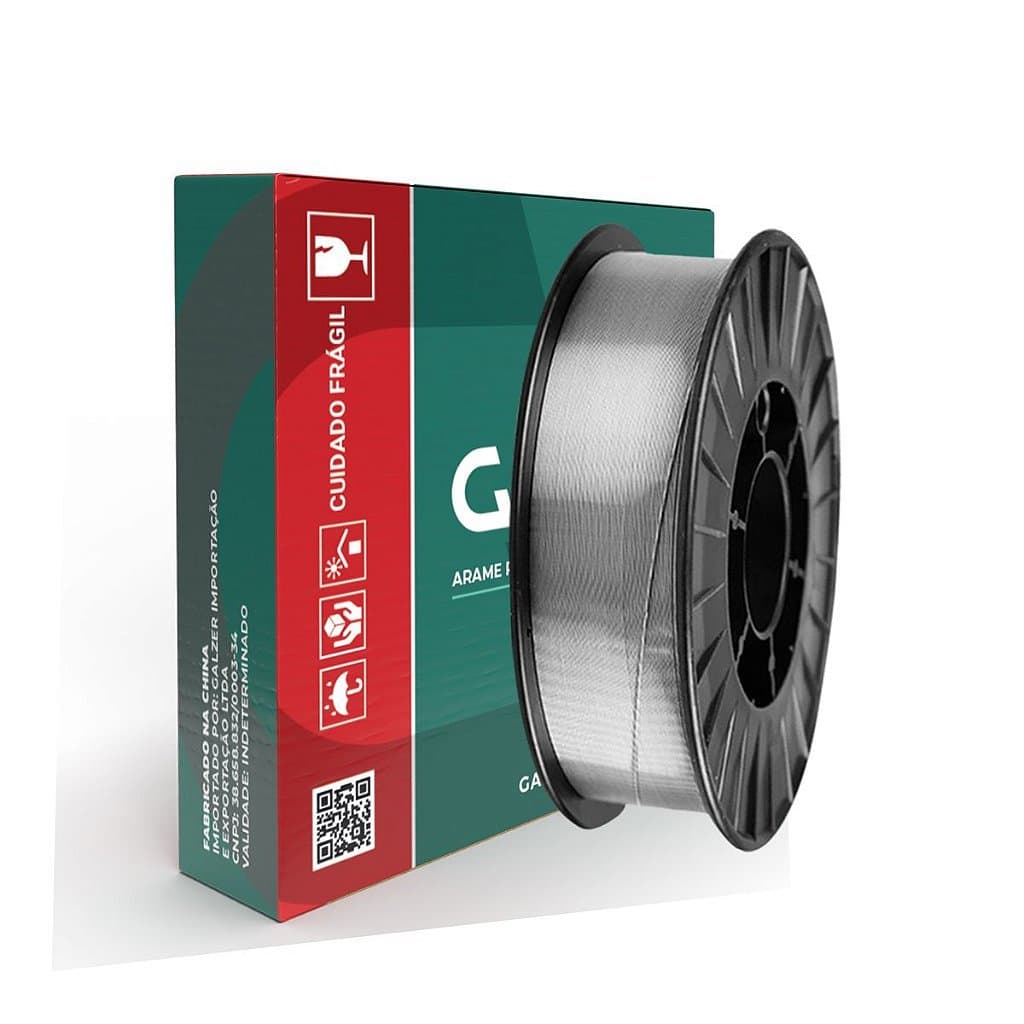 Arame De Solda Mig Alumínio Er-4043 1,0mm Rolo 7kg