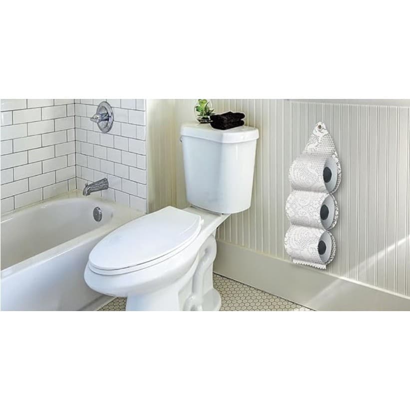 Porta Papel Higiênico Renda | Plast Leo (Ref.: 322)