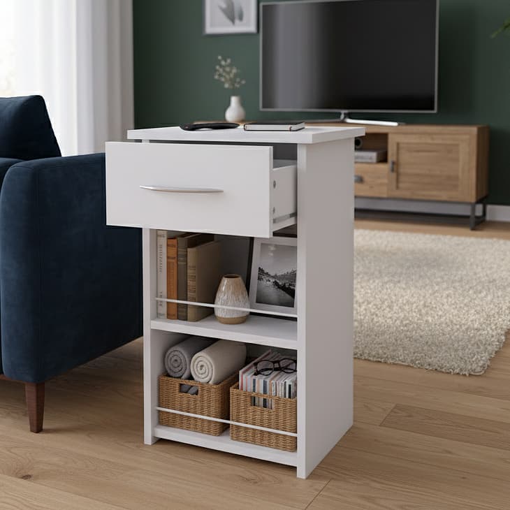 Armário para Quarto com Gaveta e Estrutura Simples