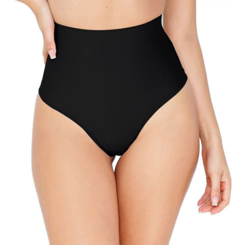 Calcinha Modeladora Fio Dental Cintarella Dilady Ref. 3072320 Cintura Alta Redutora Sem Costura
