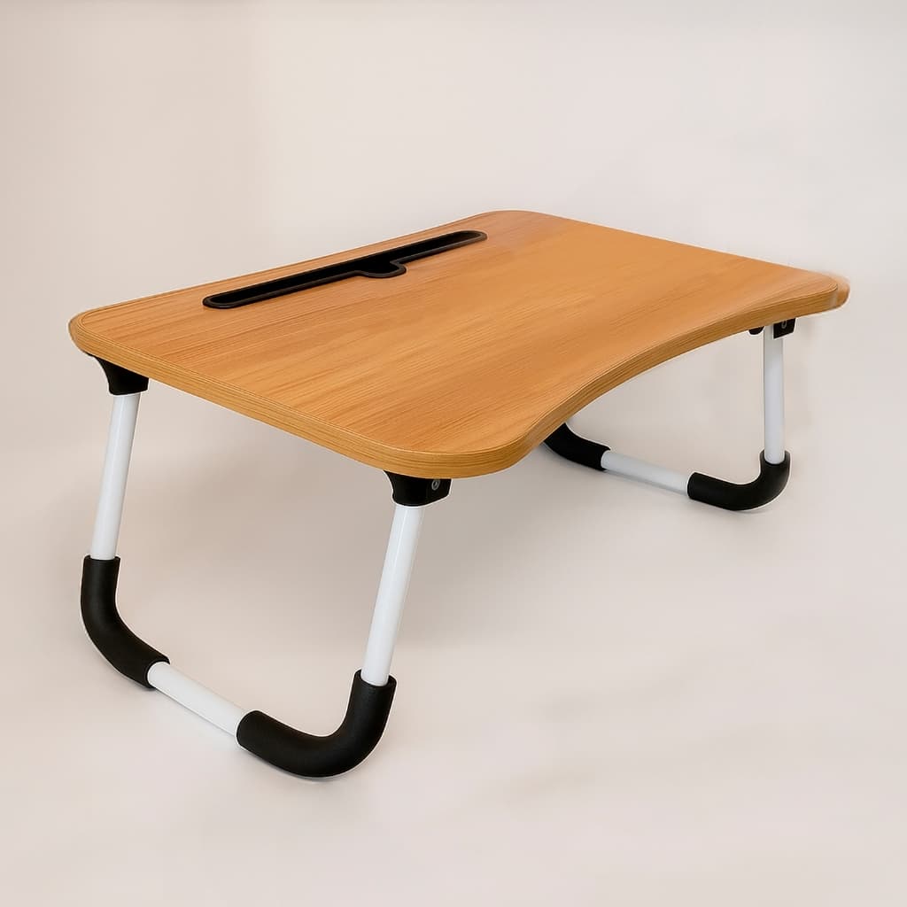 Mesa Suporte Notebook Cama Sofá Dobrável MDF Resistente Home Office Portátil Estudo e Lanche