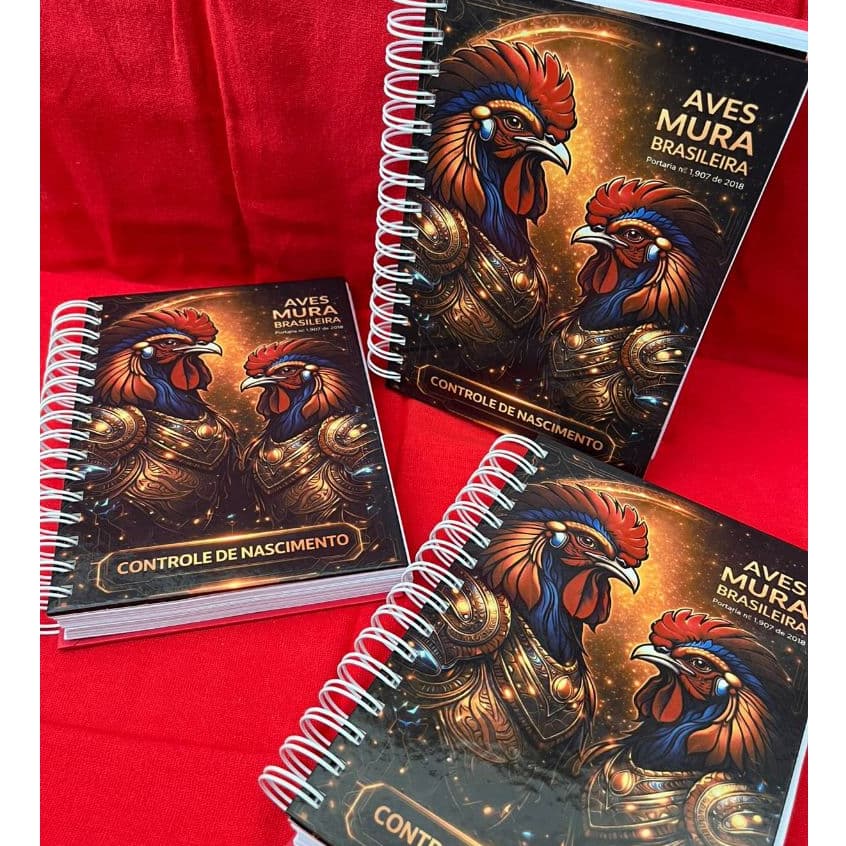 CADERNO DE CONTROLE DE NASCIMENTO E CRUZAMENTOS – COMPLETO PARA CRIATÓRIO