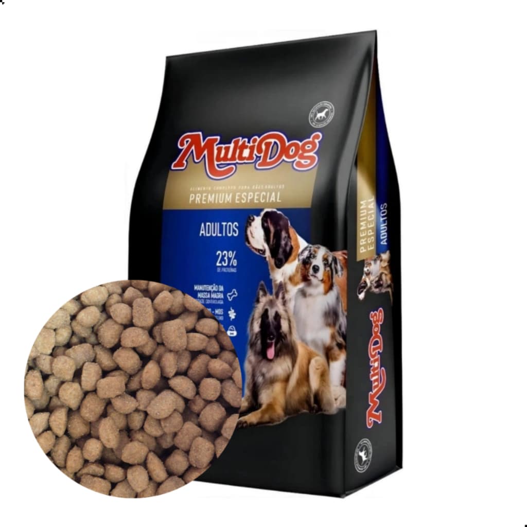Alimento Multidog Premium Especial Cães Adultos  2 Kg Granel