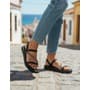 Sandália Feminina Flat Moleca 5490104 Preto