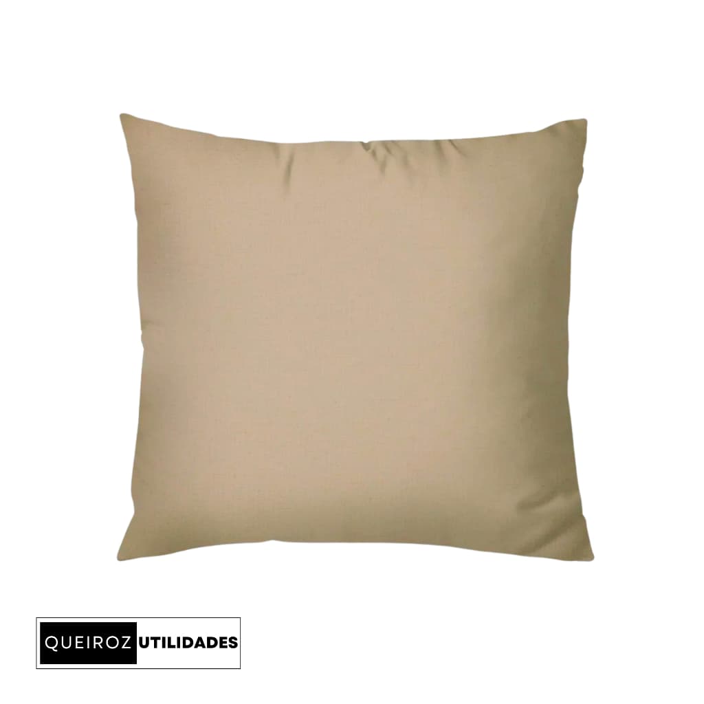 Capa de Almofada: Bege - 40x40 - Decorativa Para Sala / Sofá / Quarto / Cama - oferta!