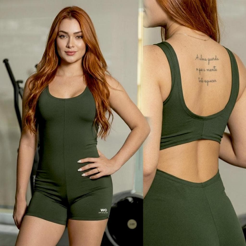 Macaquinho Fitness Feminino Academia Corrida Yoga  Macacão de EXCELENTE QUALIDADE