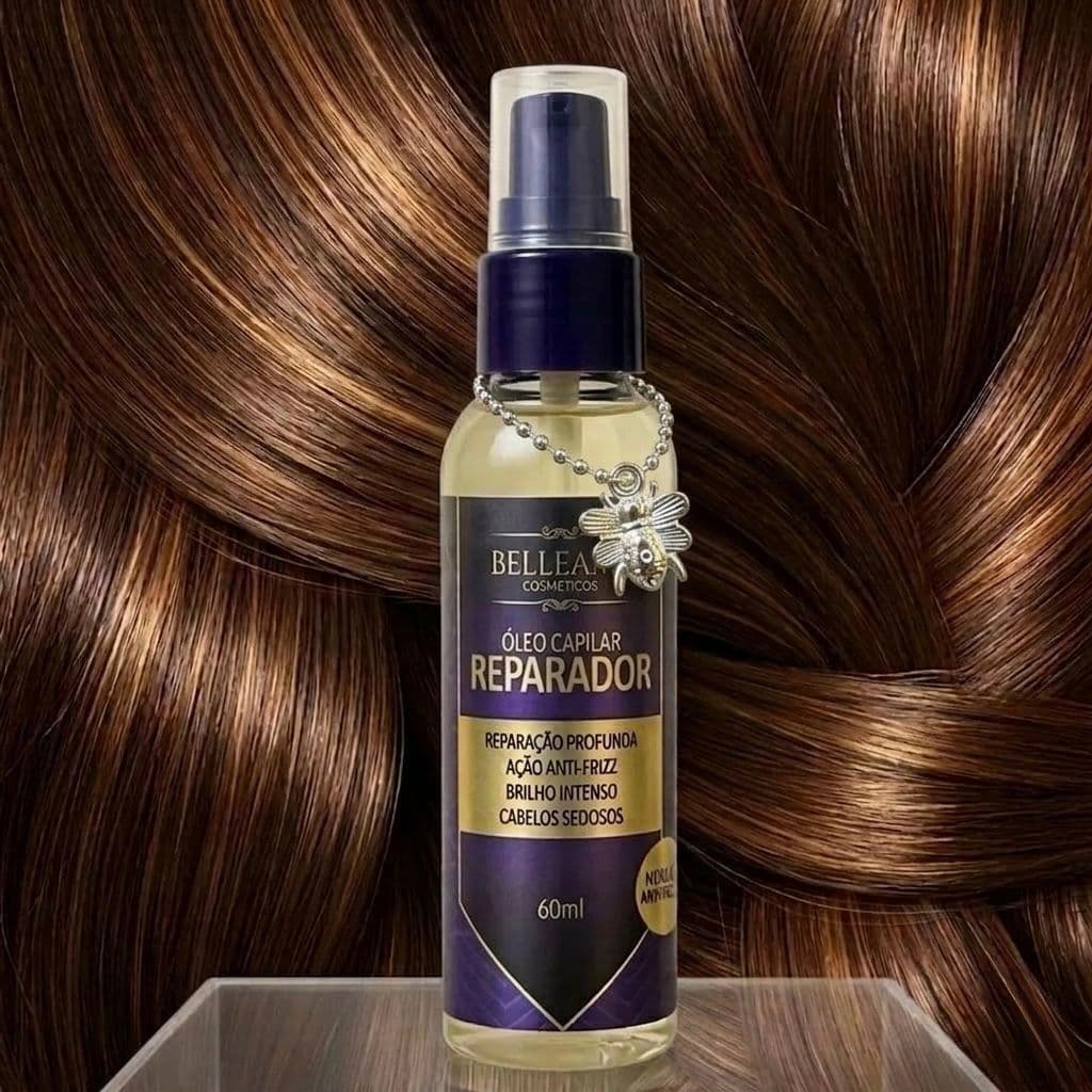 Óleo Capilar Reparador Belleame 60ml + ACESSÓRIO