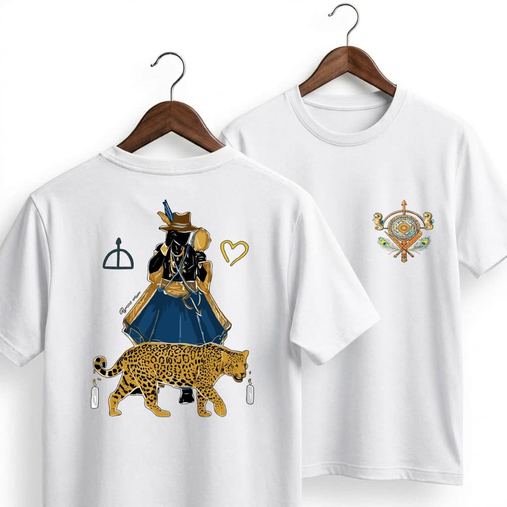Camiseta Logun Ede Umbanda 100% Algodão Fio 30.1 Premium Confortável Masculina Feminina