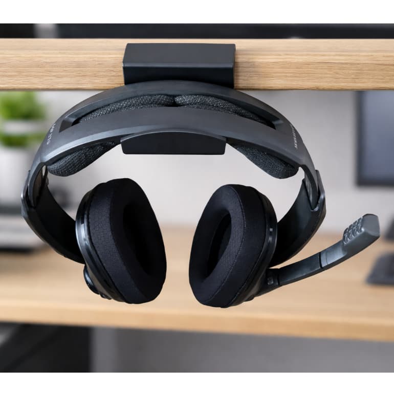 Suporte para Headset Gamer de Mesa | Gancho para Fone | Impressão 3D Resistente