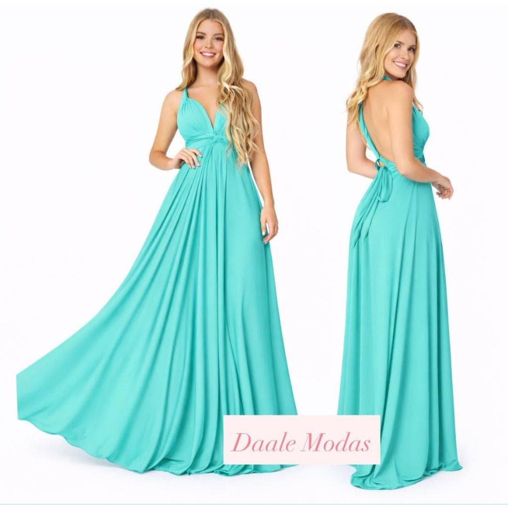 vestido Longo Várias Formas Infinity Multiformas Multiuso Festas Casamento Madrinhas Formatura