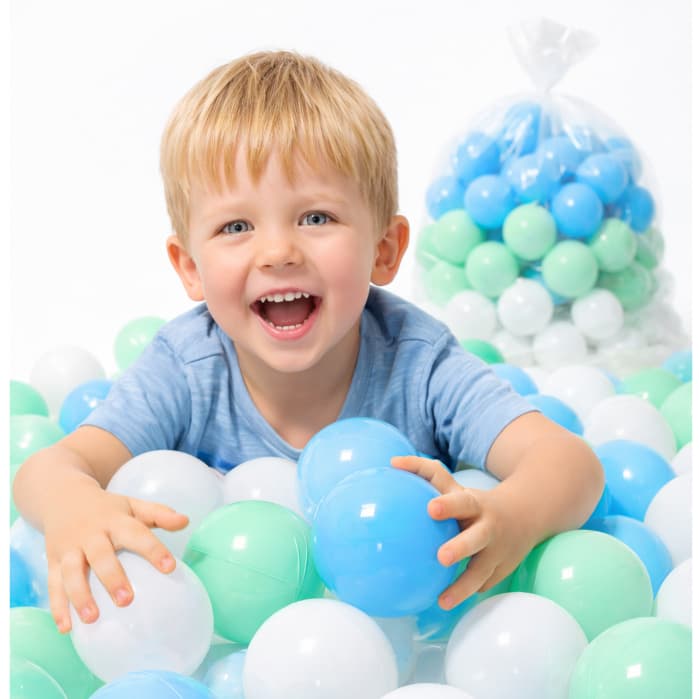 Bolinhas Piscina Infantil Premium 76mm | Kit até 200 Unidades | Coloridas Não Amassa
