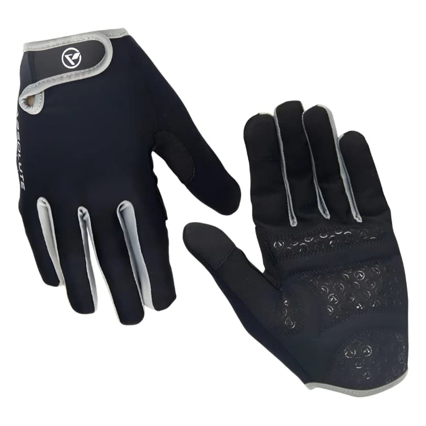 Luvas Ciclismo Fechada Outfit Nero Dedo Longo Mtb Speed Bike