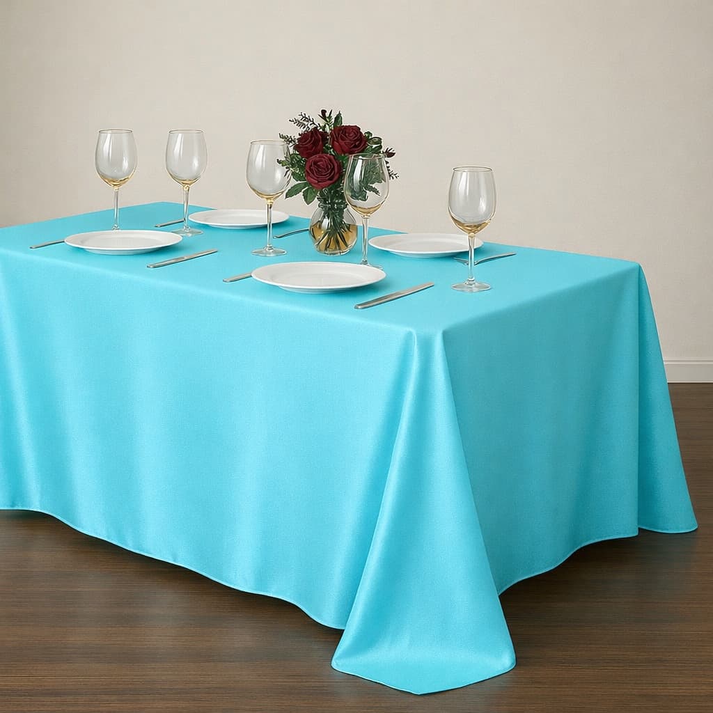 Toalha De Mesa 1,50x1,50 Cetim Casamento Cha de Bebê Aniversário Decoração Banquete Jantar Festas