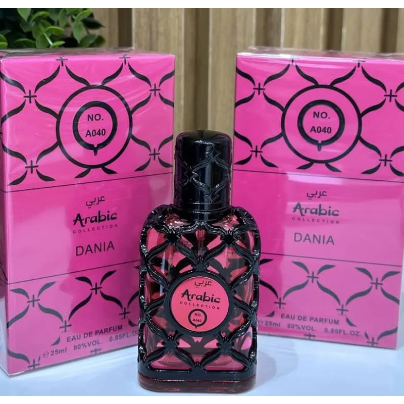 Perfume arabe feminino Dânia arabic collection miniatura