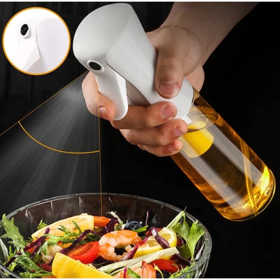 Spray Borrifador 200ML Azeite Vinagre Culinário Pulverizador Galheteiro em acrílico