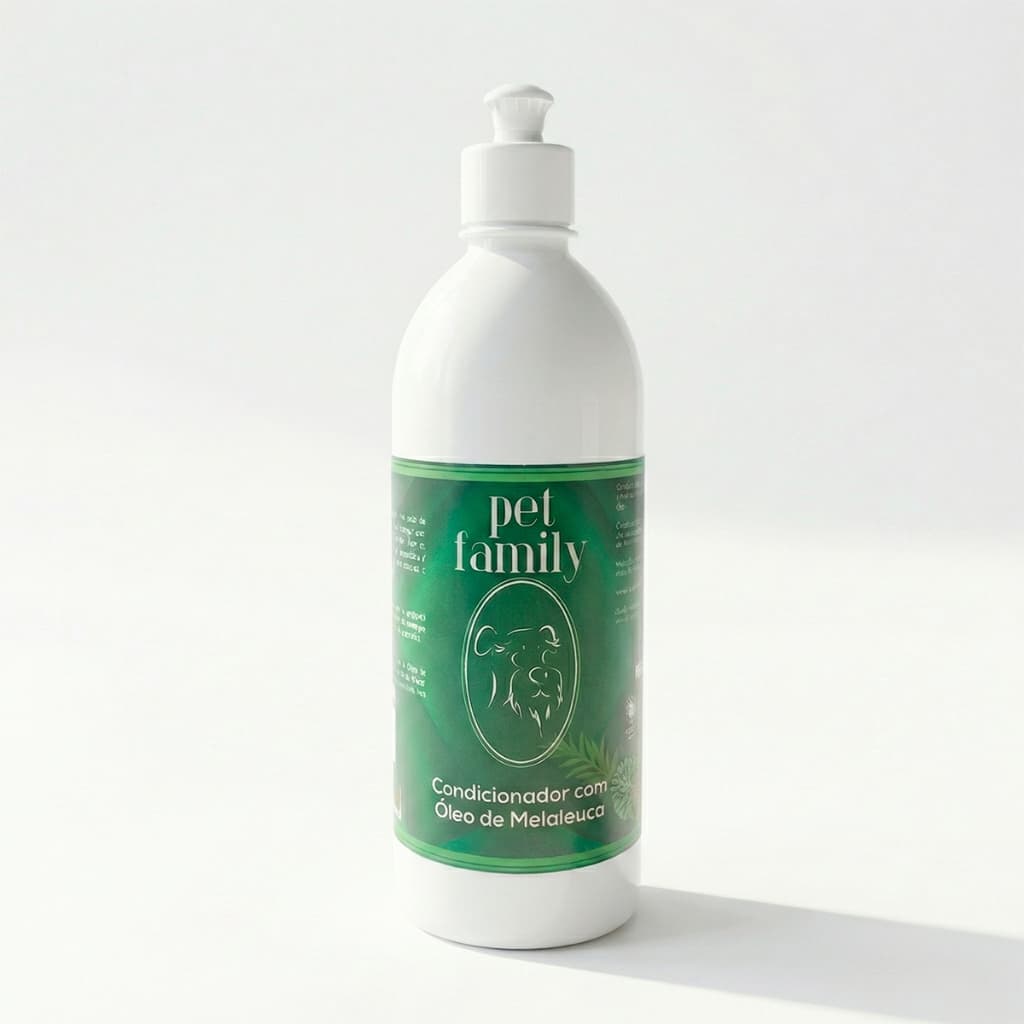 Condicionador 500ml Pet Family Melaleuca Antisséptico Para Higiene De Pets