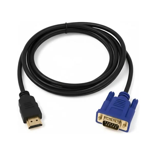 Cabo HDMI para VGA com ou sem Conversor/HDMI para DVI/Conversor 1.5m com Condução e Durabilidade Aumentada