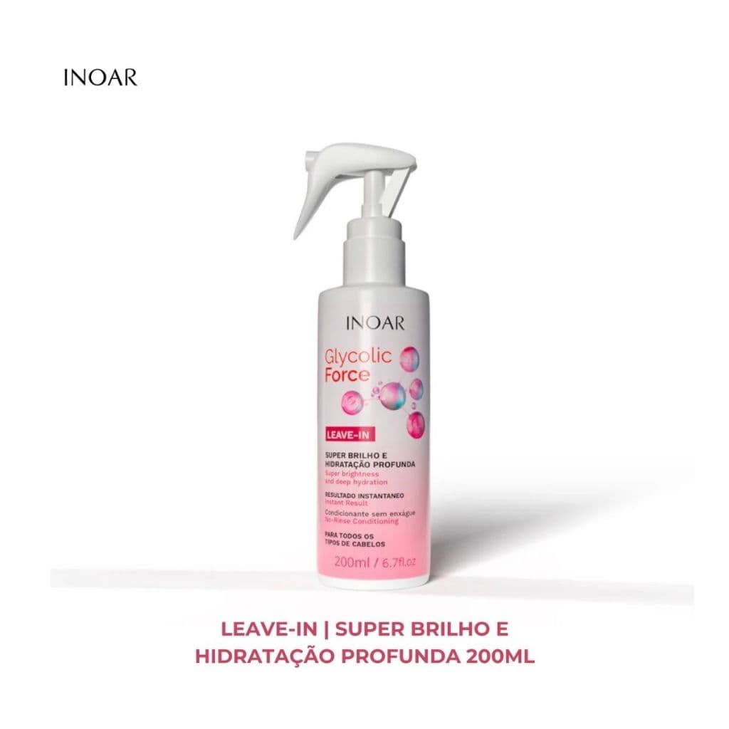 Leave In Inoar Glycolic Force Super Brilho 200ml