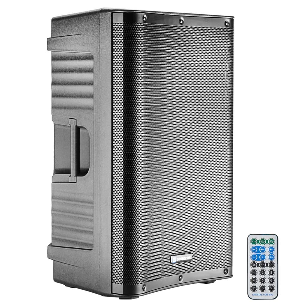 Caixa De Som Bluetooth Amplificada 400w 15 Polegadas Sonoros Road 15AT Bivolt Com Display MP3 Player