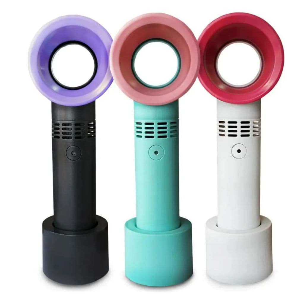 Ventilador de Mão Sem Hélice para Extensão de Cílios – Secagem Rápida de Cola Lash