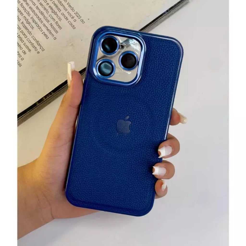 Capinha Case Couro Magnética Para Iphone 11 12 13 14 15 16