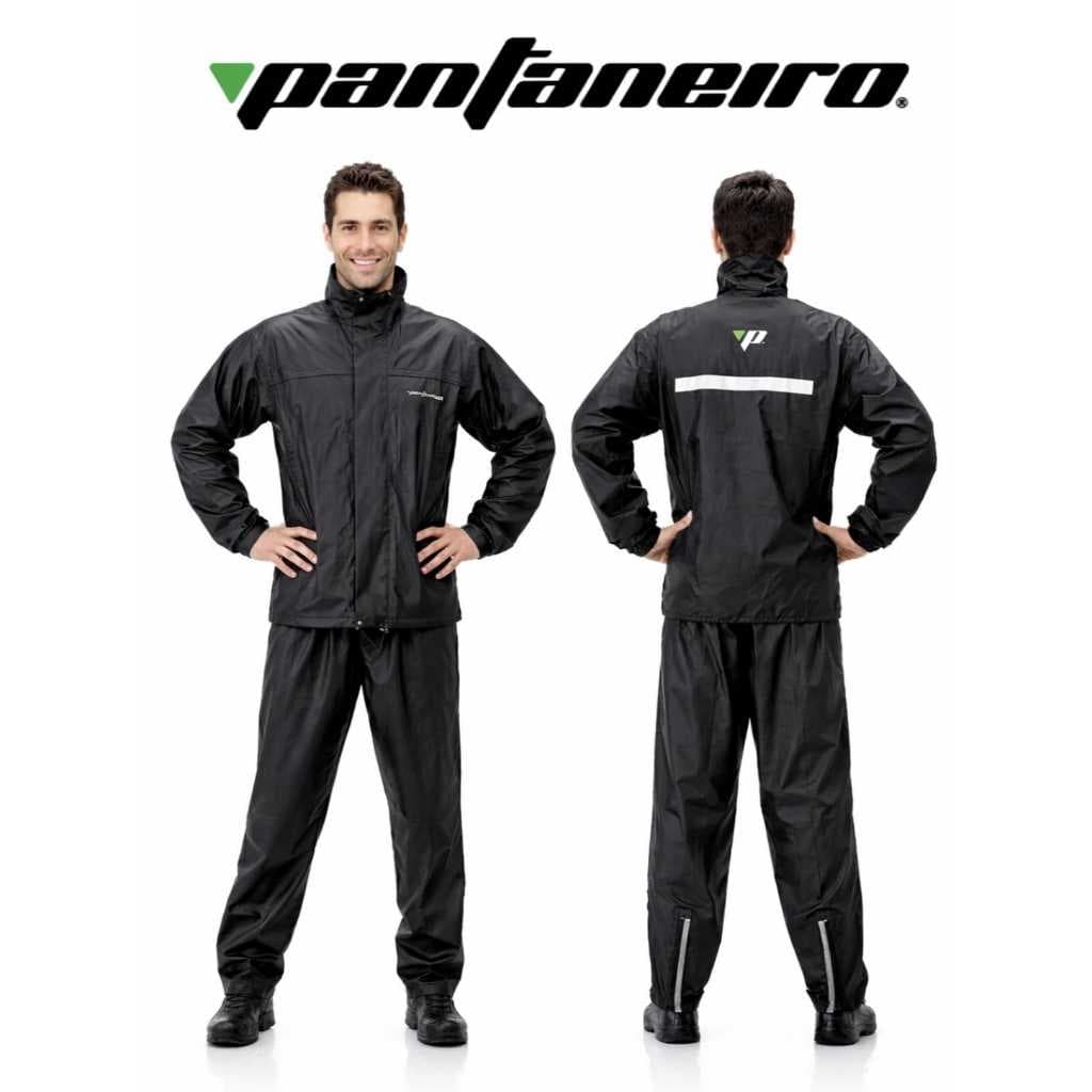 Conjunto Capa de Chuva Pantaneiro Nylon 100% Impermeável Moto Motoboy Reforçada