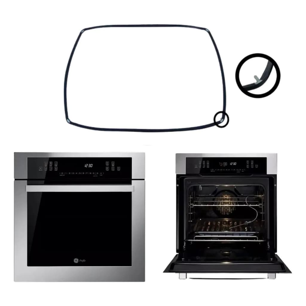 Vedação Para Forno Eletrico Ge-p Fd9205 44x33cm | Borracha Gaxeta Guarnição Térmica
