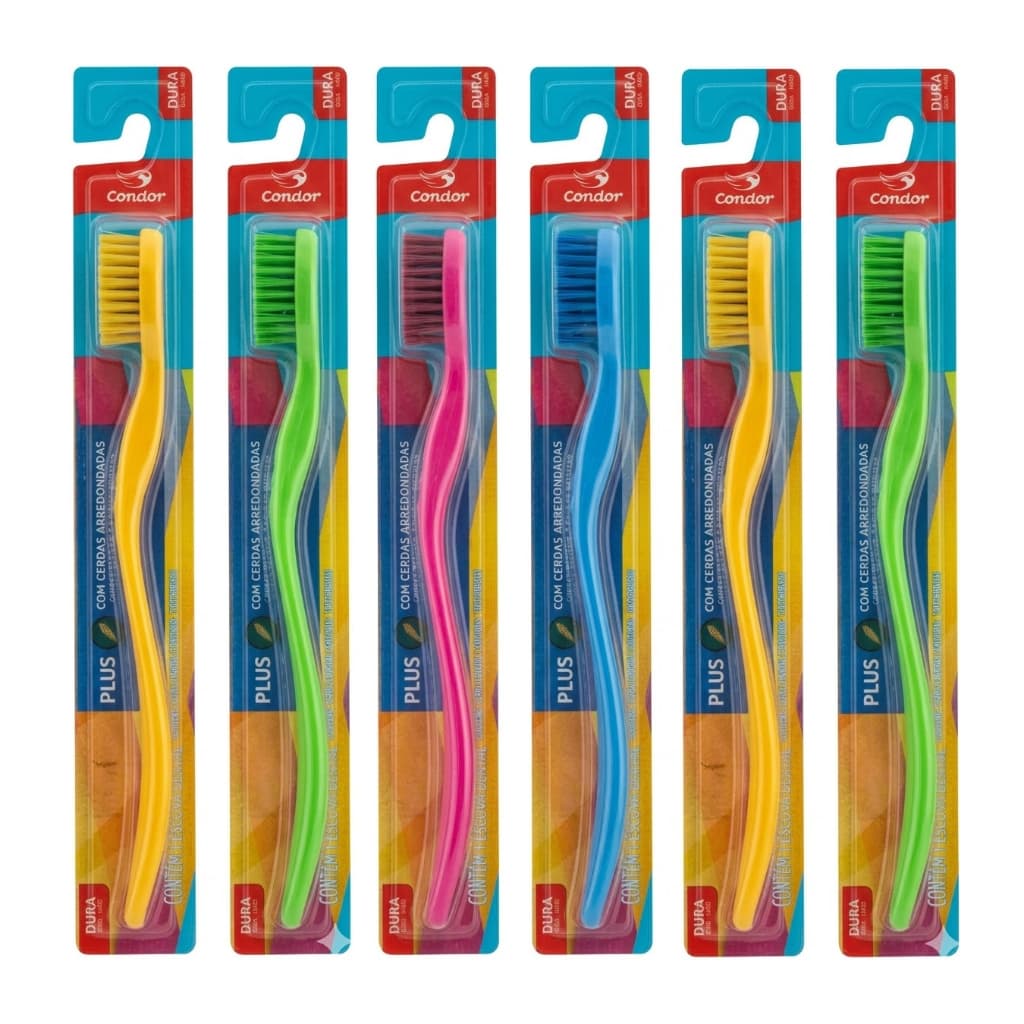 KIT Escova Dental Plus Dura Condor
