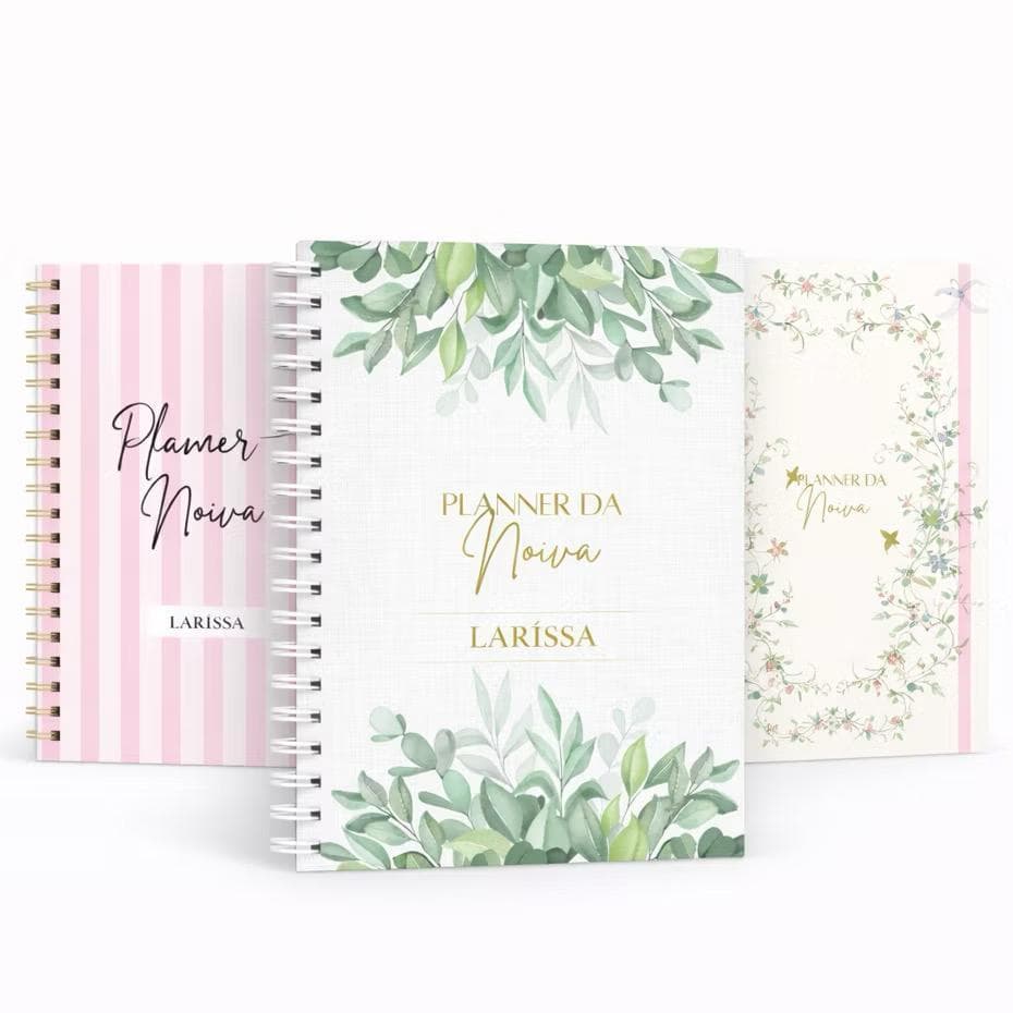 Planner da Noiva Personalizado Nome A5 Agenda Caderno Organizador de Casamento Presente Para Noiva