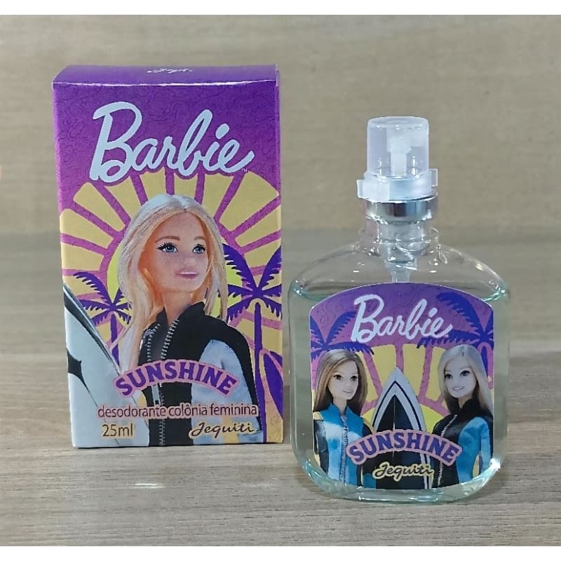 Desodorante Colônia Barbie Sunshine Jequiti 25 ml Feminina Infantil Frutal Adocicado Alta Fixação