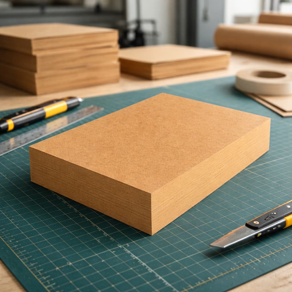 PAPEL KRAFT pardo/marrom 200 g/m² PREMIUM cortado em formato A4 para ARTESANATO