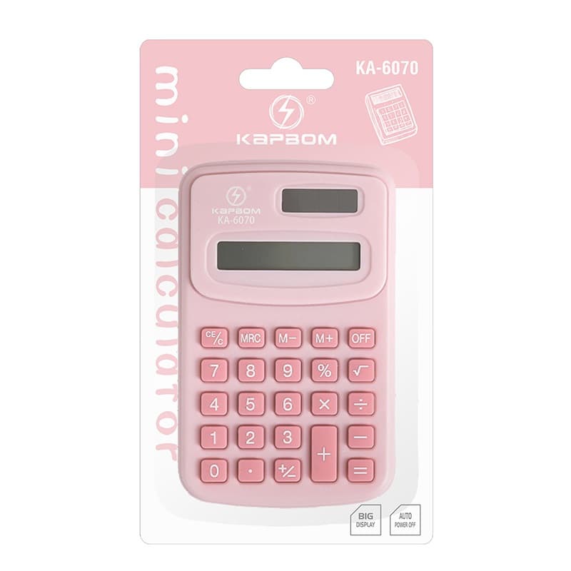 Minimalista mini calculadora estudante papelaria escritório especial alto nível de aparência calculadora