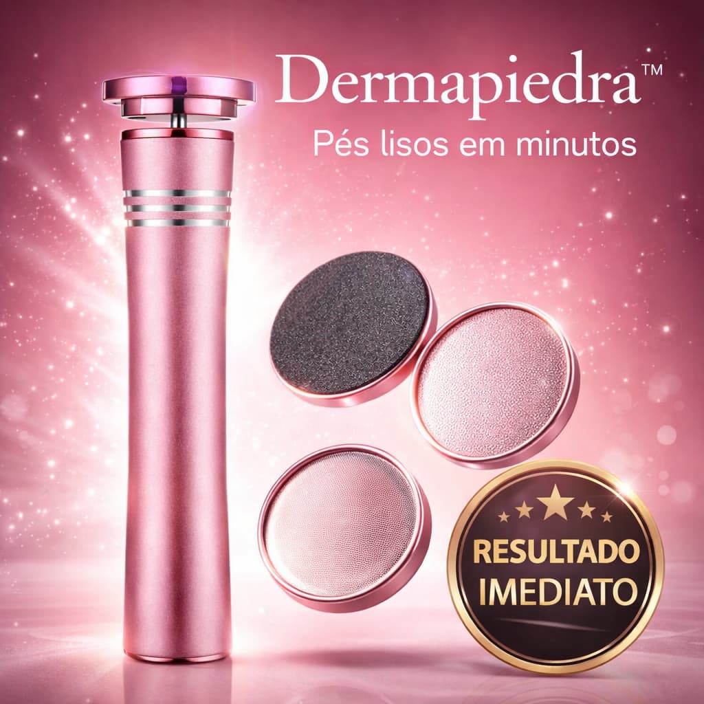 Dermapiedra™ Esfoliador Elétrico para Pés Recarregável USB Removedor de Calos Profissional Portátil