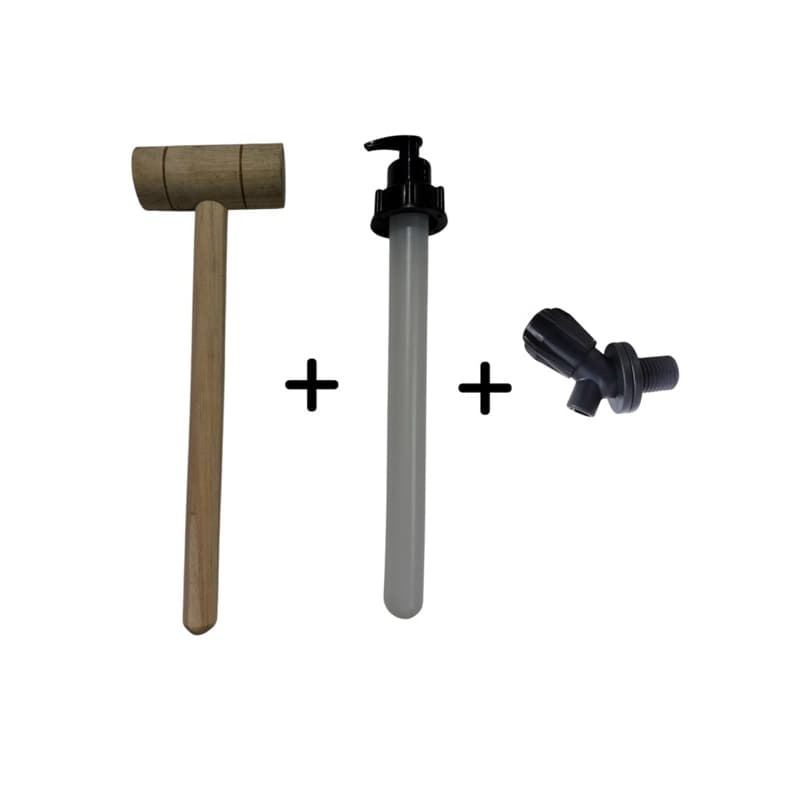 Kit Caminhão Martelinho/Saboneteira/Torneira Corote.