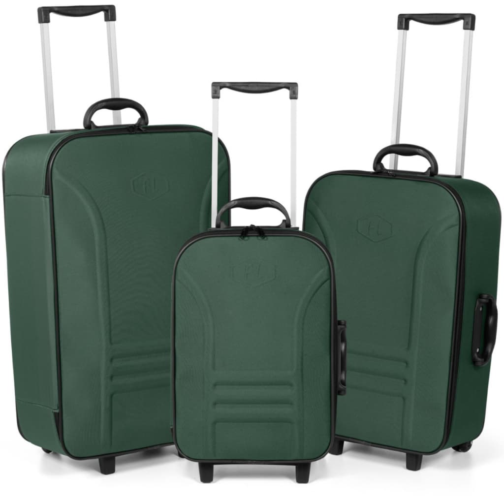 Conjunto Mala De Viagem Com 3 Peças Medidas Anac