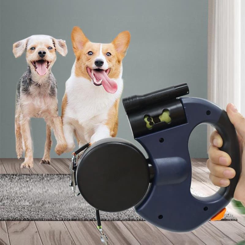 Guia para Cachorro Nylon 120cm Anti-Enredo 360° Peitoral Ajustável 🐾--Z17