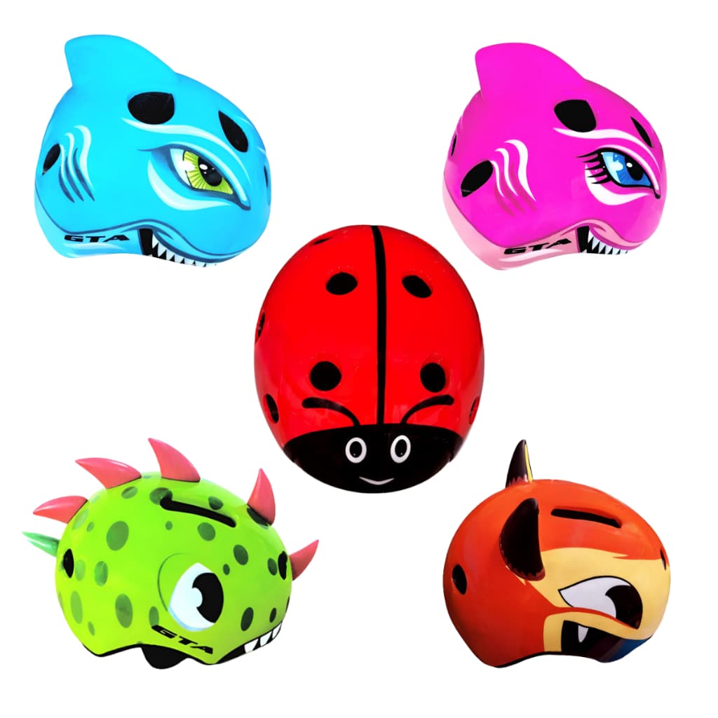 Capacete Infantil Bicicleta Temático Bichinhos Bike Patins Patinete Skate Ajustável Inmold GTA