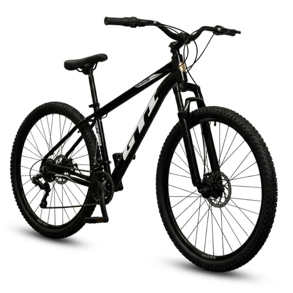 Bicicleta Aro 29 GTI Roma 21 Marchas Alumínio Freio a Disco MTB Suspensão Quadro 17"