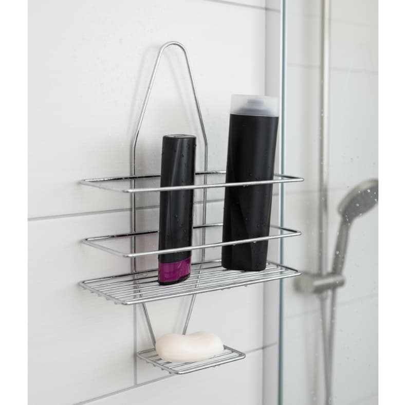Suporte De Registro Para Shampoo Azzo Aramados Banheiro Cromado