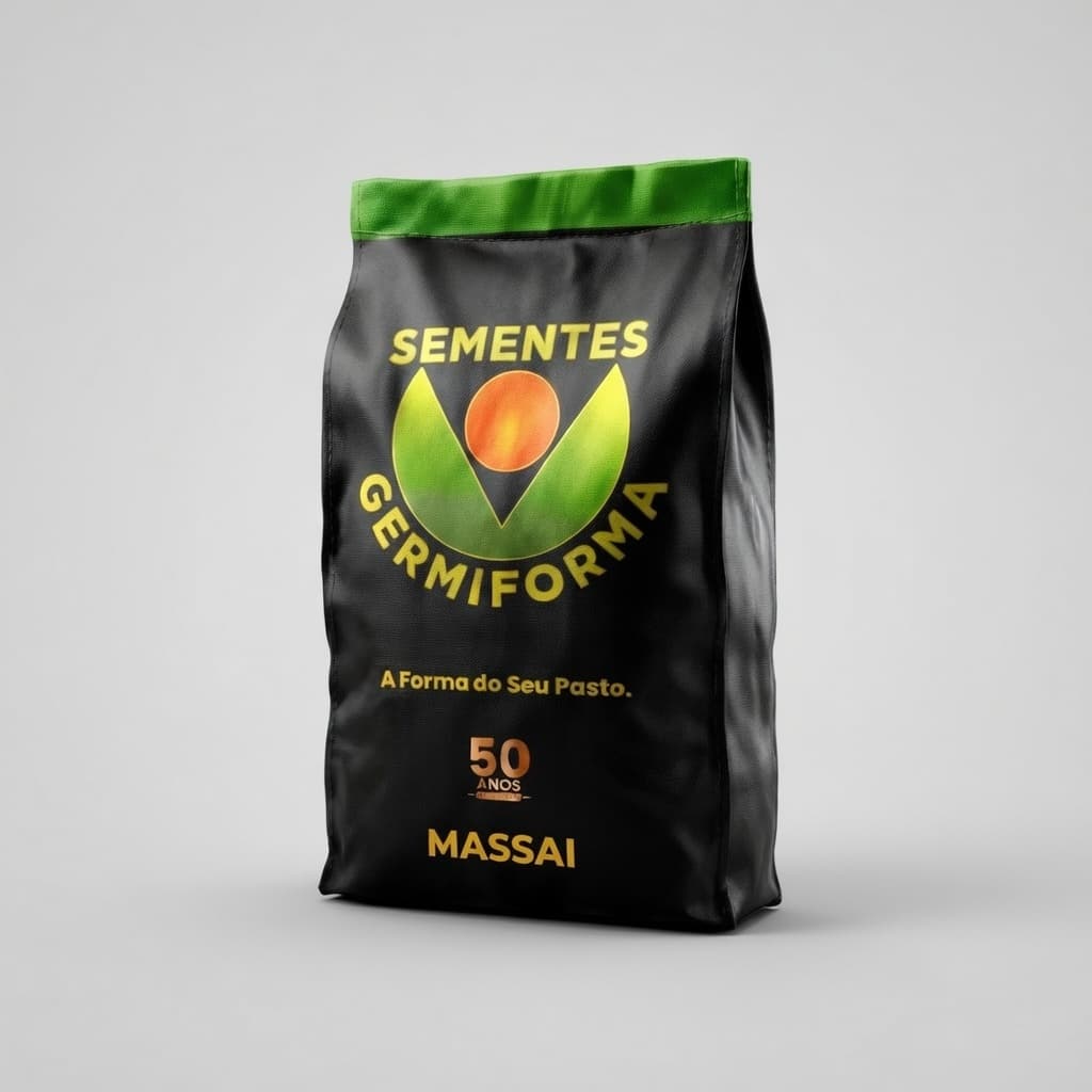 Sementes Capim Massai Germiforma 2kg - Alta Produtividade e Tolerância à Seca - Pasto Premium