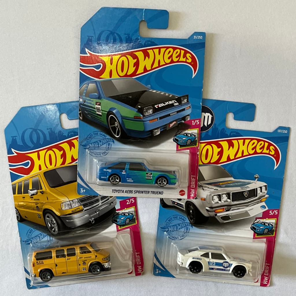 Carrinho Hot Wheels Mattel Miniaturas - Original - Coleção HW Drift