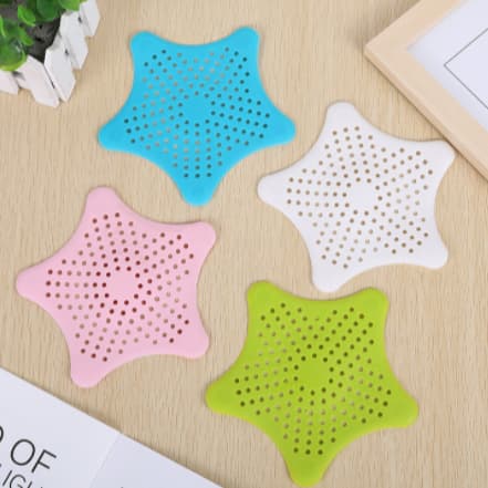 Tampa Silicone Ralo Pia Cozinha Banheiro Estrela 14Cm Várias Cores