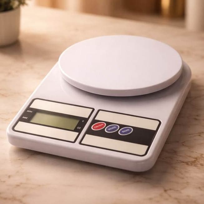Balança Digital Cozinha 10kg Precisão 1g Culinária Nutrição Comida Função Tare -  Alta Sensibilidade