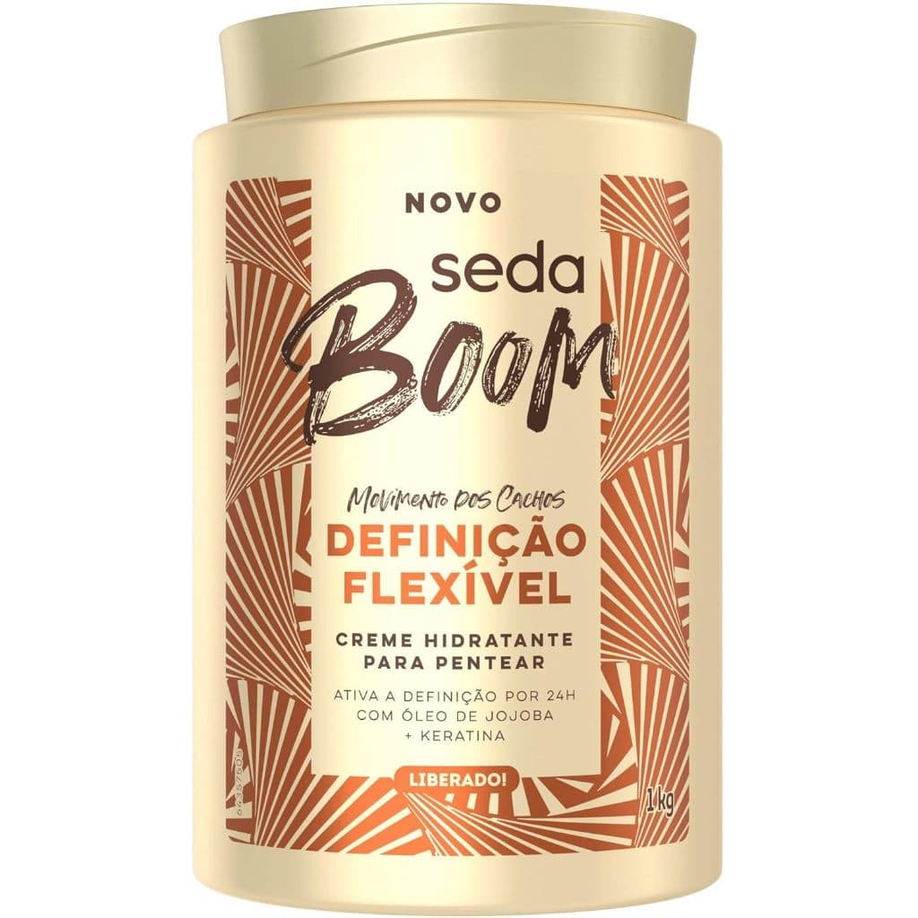 Seda Creme para Pentear Boom Definição Flexível 1 kg